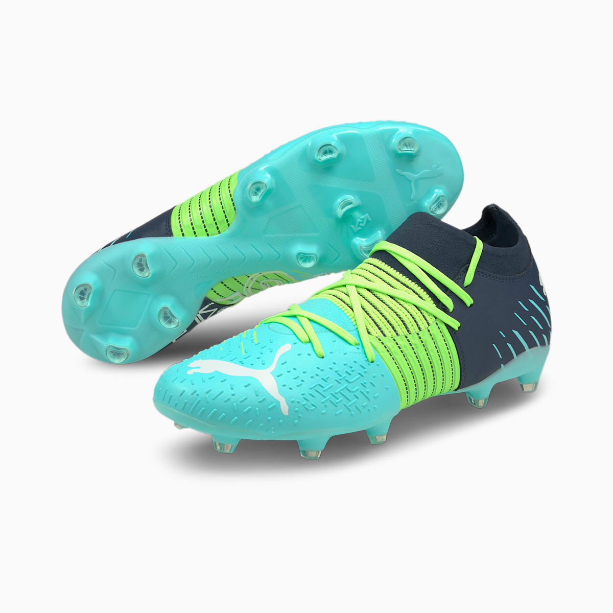 Kopačky Puma Future Z 3.2 FG/AG Panske Zelene/Svetlo Tyrkysové | SK529843