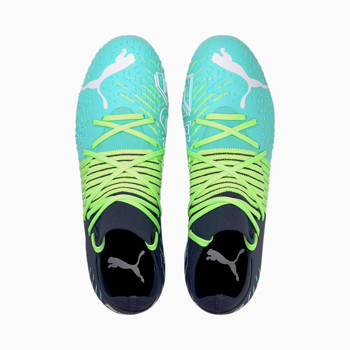 Kopačky Puma Future Z 3.2 FG/AG Panske Zelene/Svetlo Tyrkysové | SK529843