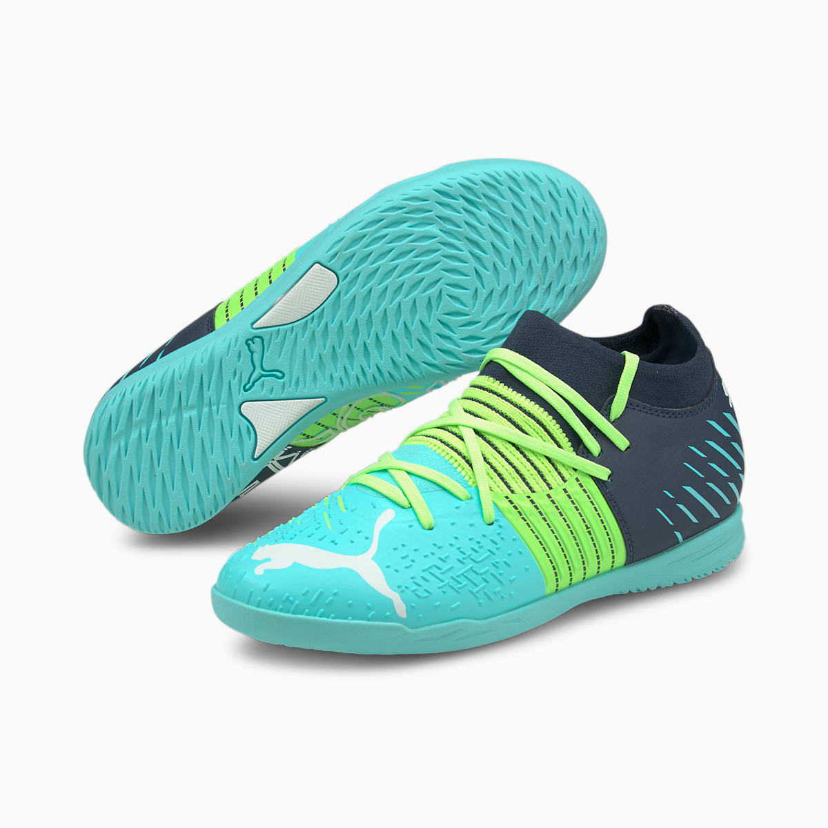 Kopačky Puma Future Z 3.2 IT JR Chlapcenske Zelene/Svetlo Tyrkysové | SK258970