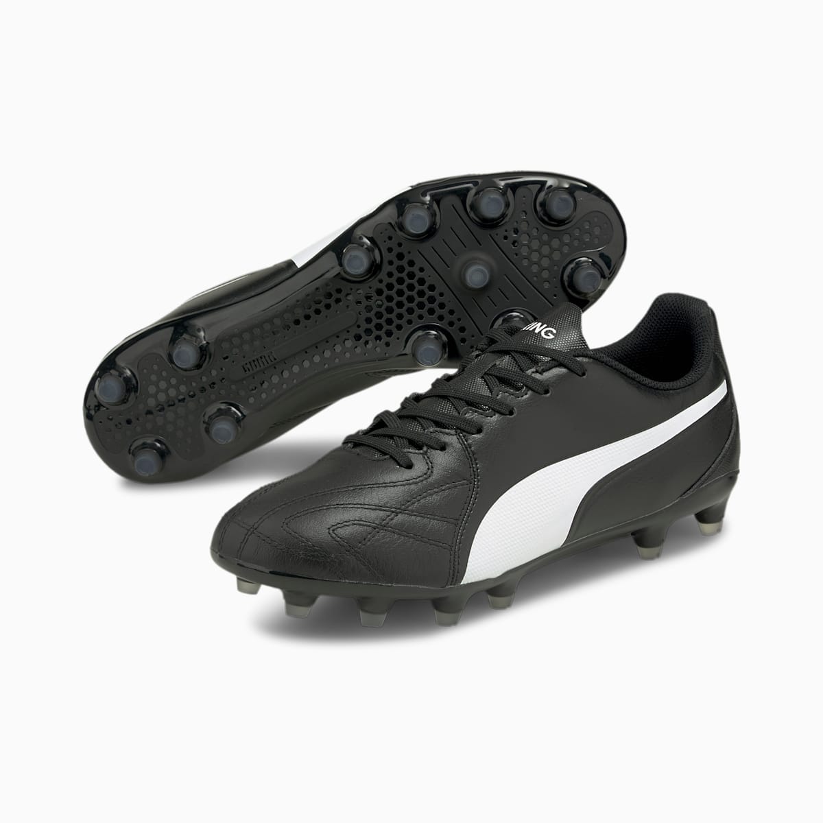 Kopačky Puma King Hero 21 FG Panske Čierne/Biele | SK971625