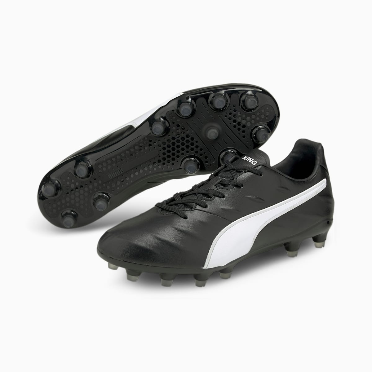 Kopačky Puma King Pro 21 FG Damske Čierne/Biele | SK476135