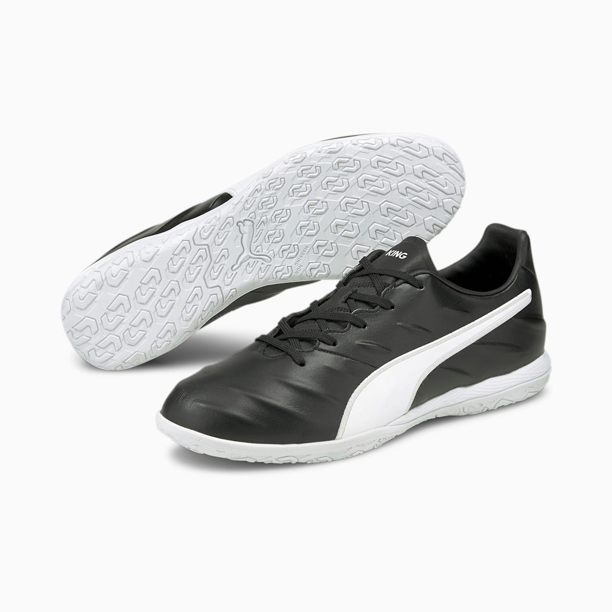 Kopačky Puma King Pro 21 IT Damske Čierne/Biele | SK941836