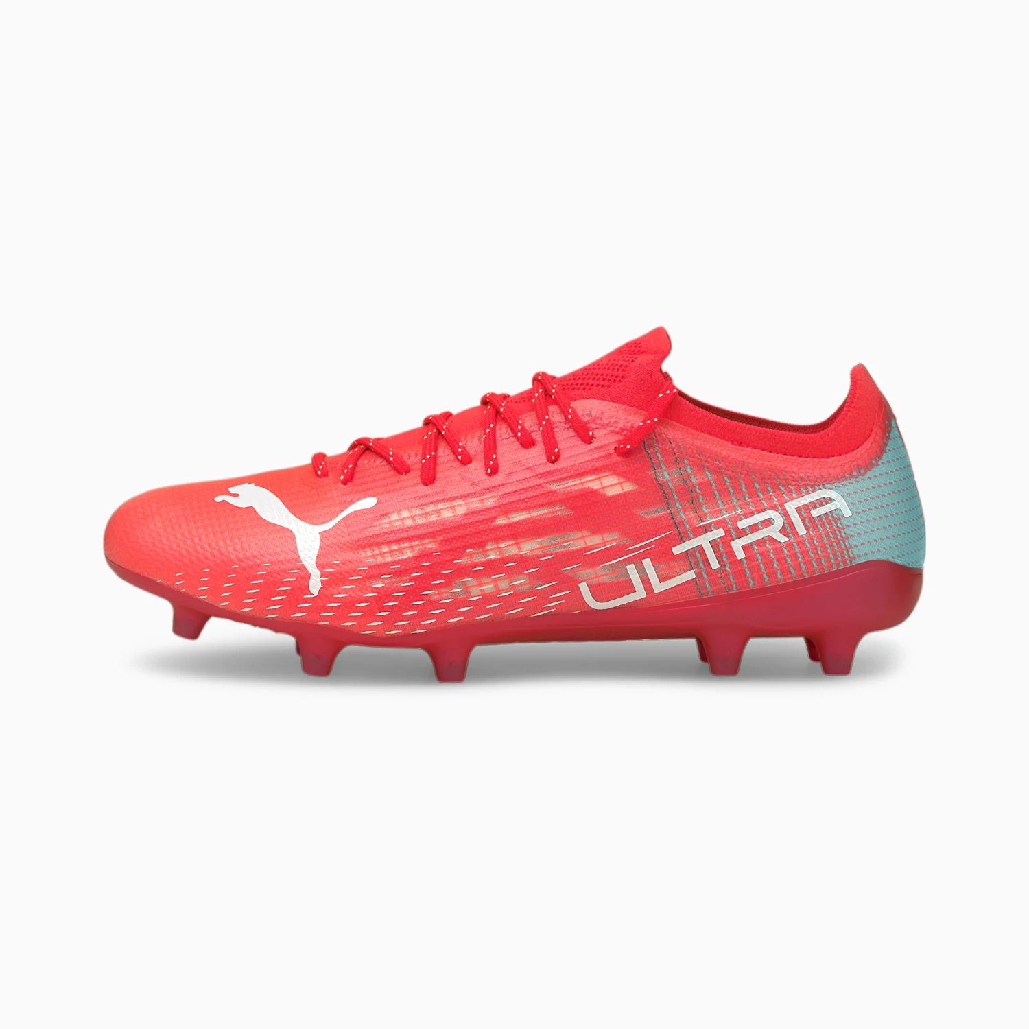 Kopačky Puma ULTRA 1.3 FG/AG Damske Oranžové/Biele/Svetlo Tyrkysové | SK247861
