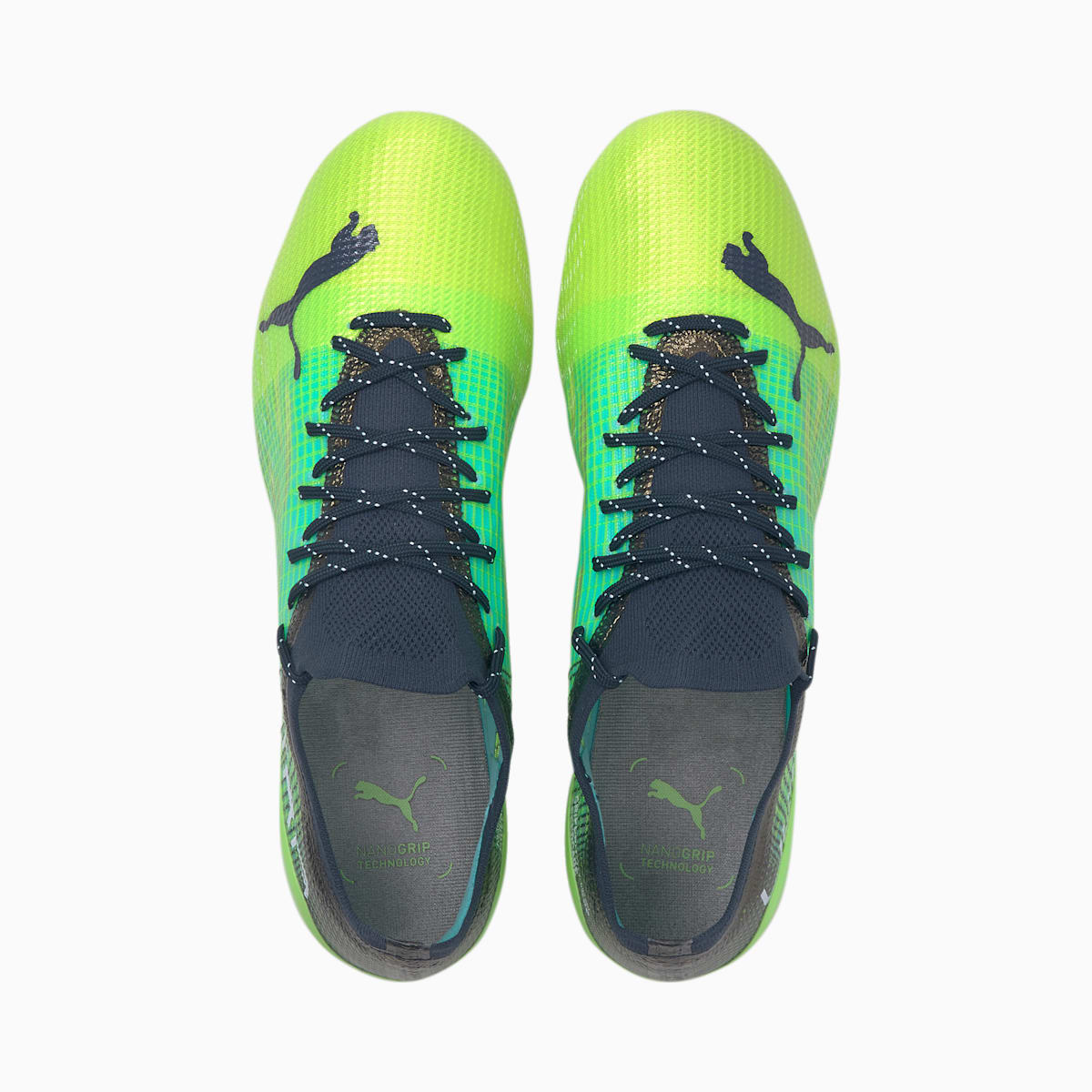 Kopačky Puma ULTRA 1.3 FG/AG Panske Zelene/Svetlo Tyrkysové | SK504768