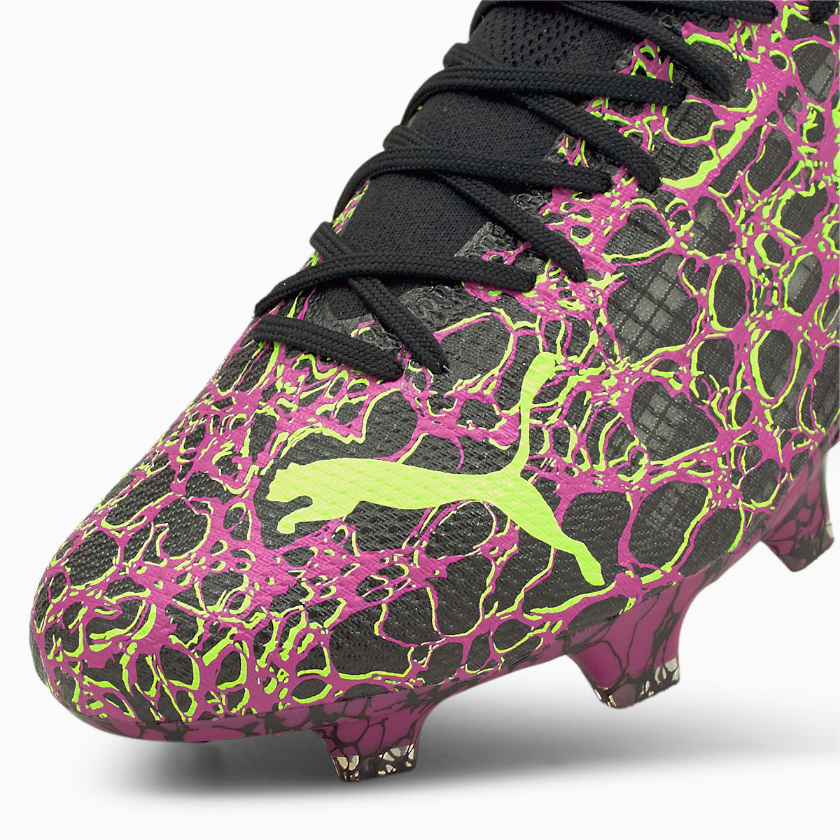 Kopačky Puma ULTRA 1.3 FG/AG Panske Čierne/Zelene | SK013562