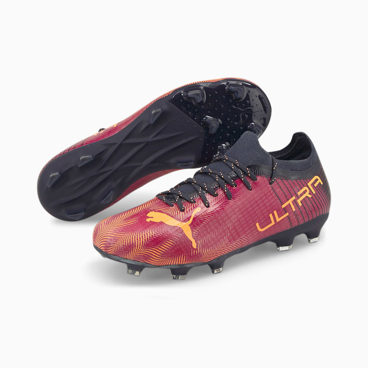 Kopačky Puma ULTRA 2.4 FG/AG JR Chlapcenske Fuchsie | SK283107