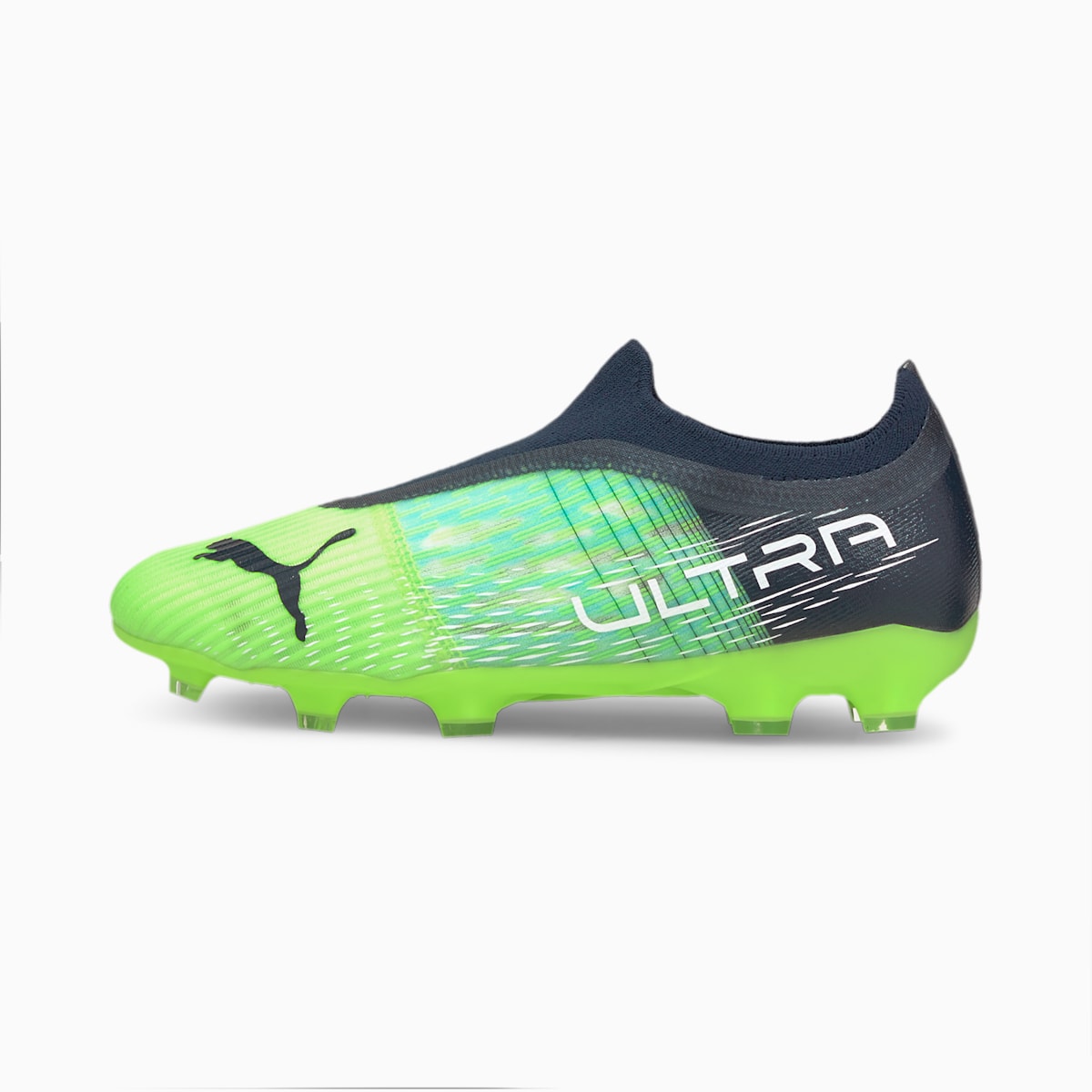 Kopačky Puma ULTRA 3.3. FG/AG JR Dievcenske Zelene/Svetlo Tyrkysové | SK416098