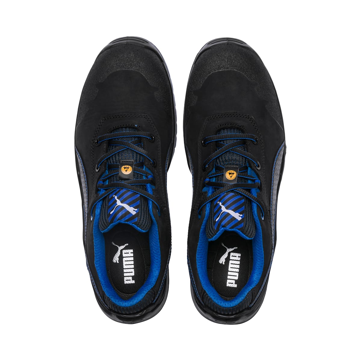 Pracovní Obuv Puma Bezpečnostné Boot Argon Blue Low S3 ESD SRC Panske Čierne/Modre | SK951428