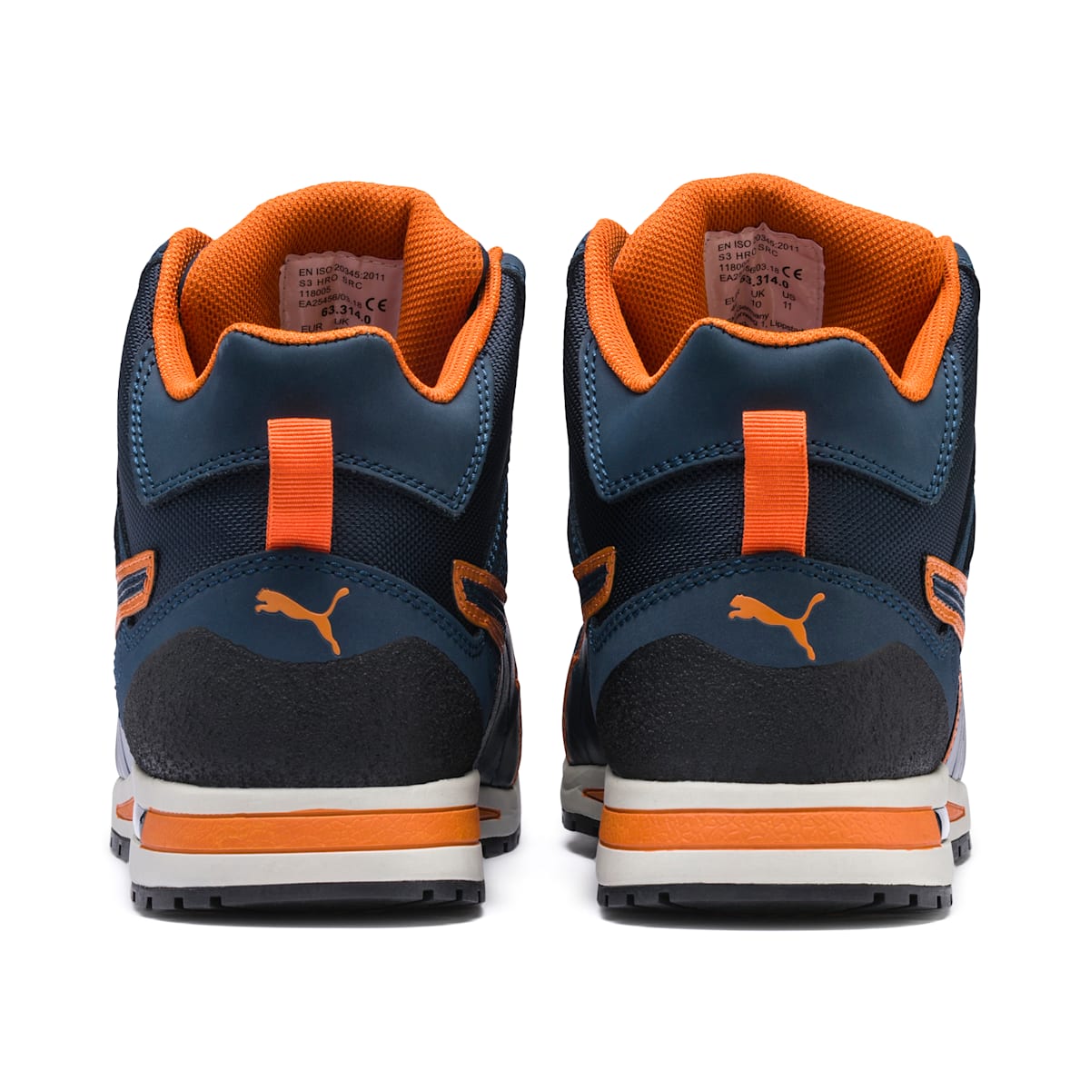 Pracovní Obuv Puma Bezpečnostné Shoe Crosstwist Mid S3 HRO SRC Panske Modre/Oranžové | SK912408