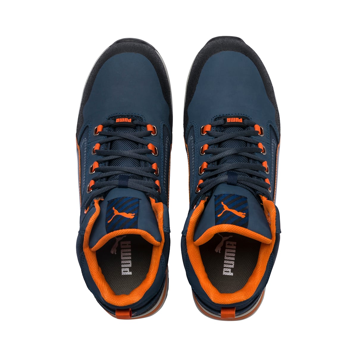 Pracovní Obuv Puma Bezpečnostné Shoe Crosstwist Mid S3 HRO SRC Panske Modre/Oranžové | SK912408