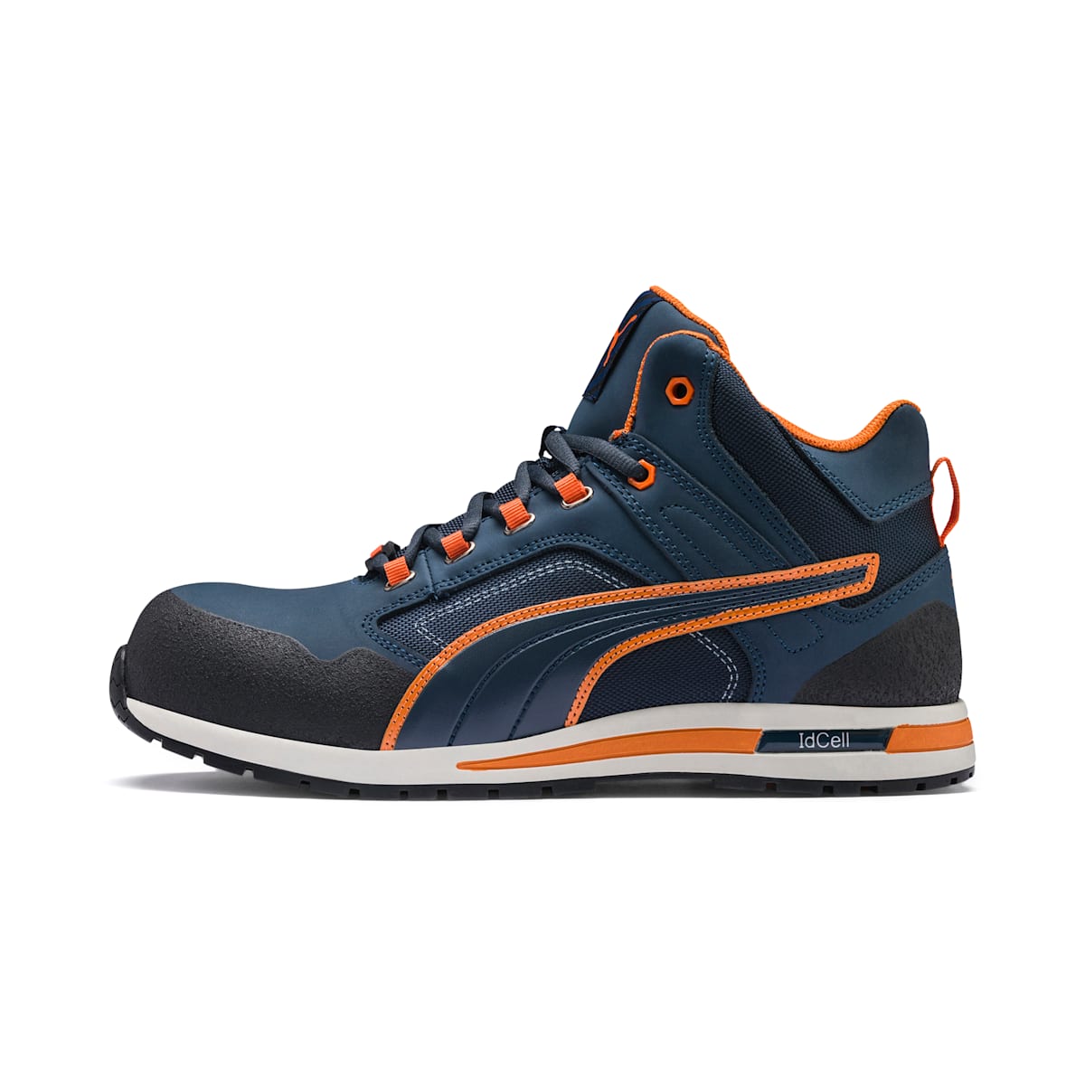 Pracovní Obuv Puma Bezpečnostné Shoe Crosstwist Mid S3 HRO SRC Panske Modre/Oranžové | SK912408