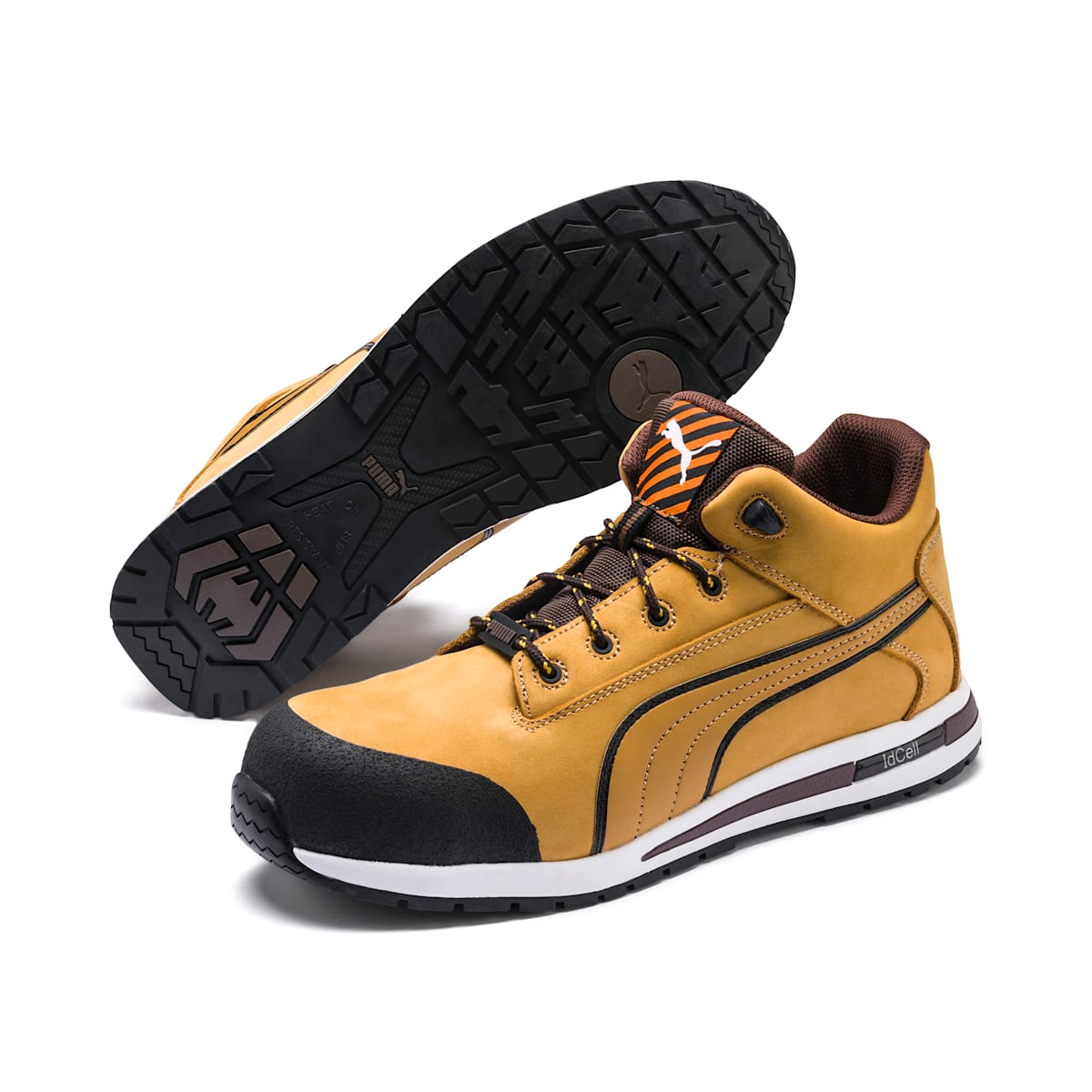 Pracovní Obuv Puma Dash Wheat Mid Panske Hnede | SK218435