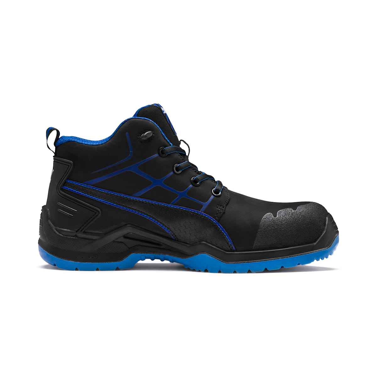 Pracovní Obuv Puma Krypton Blue Mid Panske Čierne/Modre | SK498736