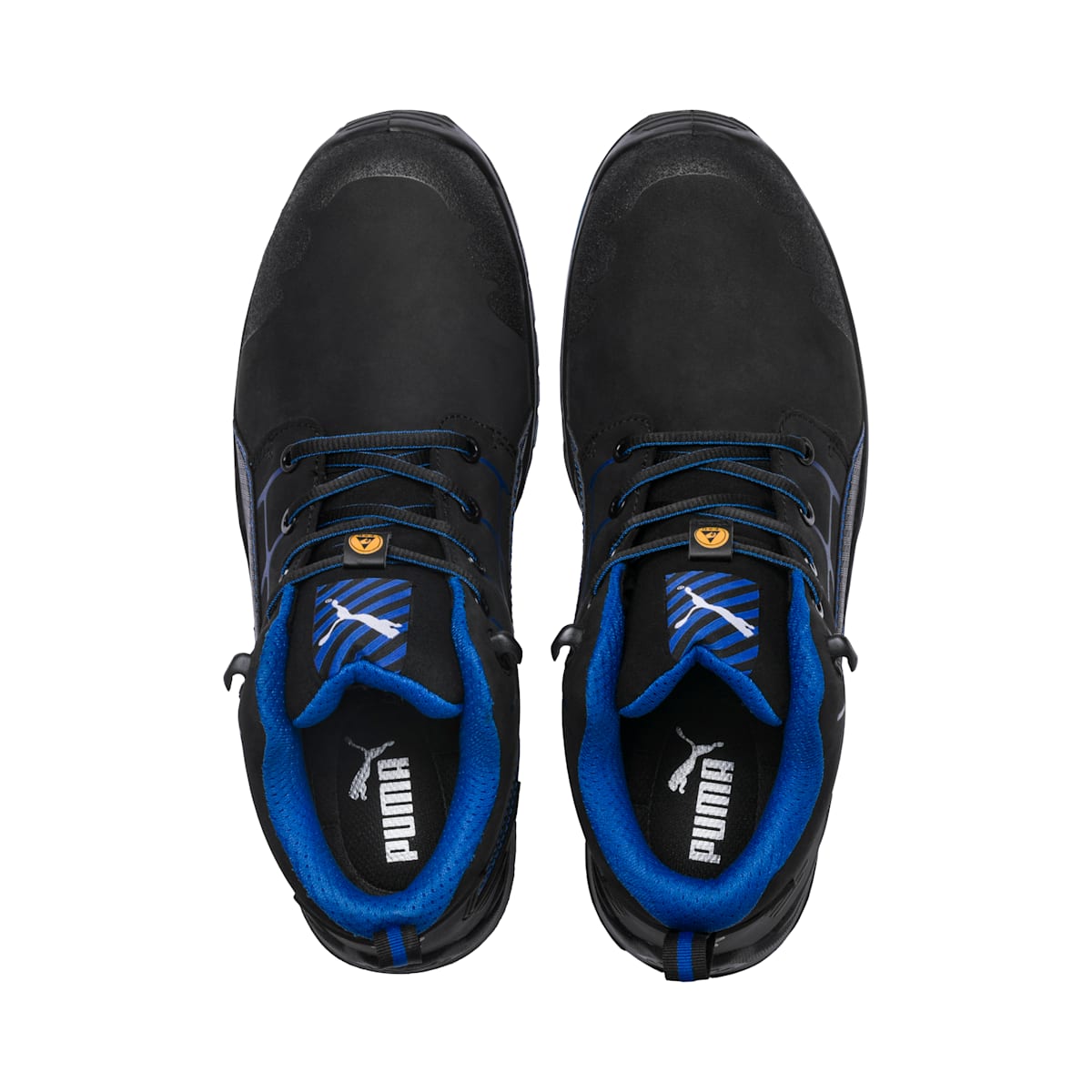Pracovní Obuv Puma Krypton Blue Mid Panske Čierne/Modre | SK498736