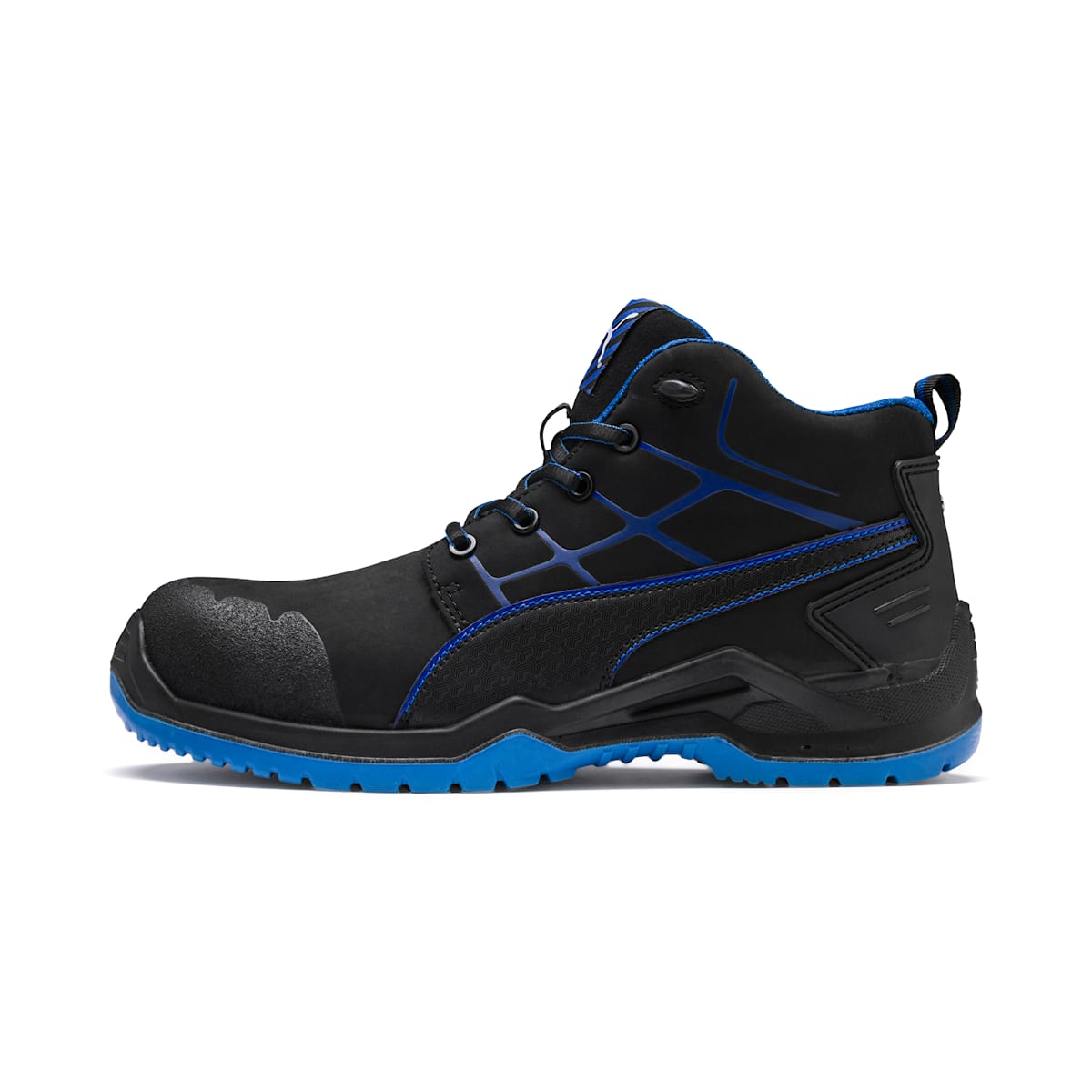 Pracovní Obuv Puma Krypton Blue Mid Panske Čierne/Modre | SK498736