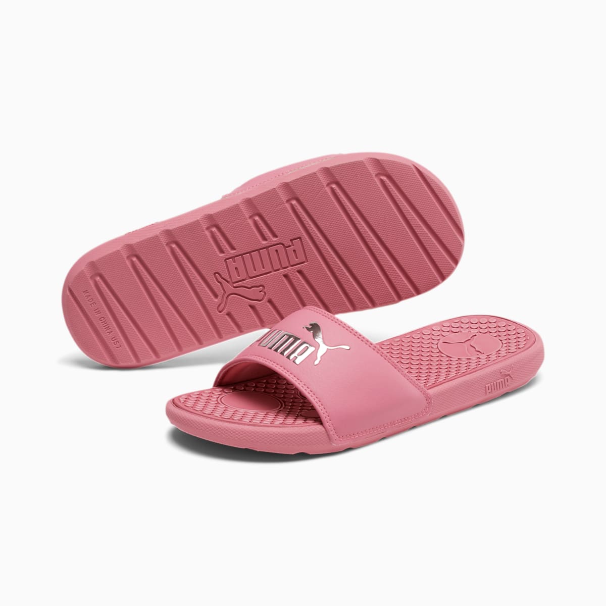 Slapky Puma Cool Cat Slides Damske Ruzove/Strieborne | SK250984