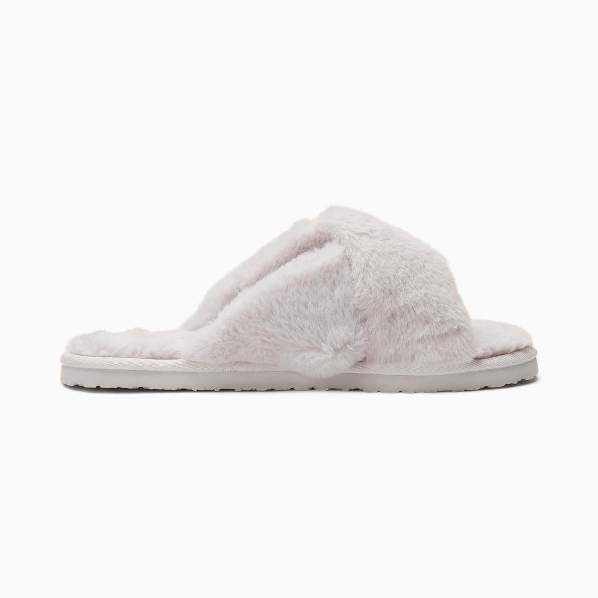 Slapky Puma Fluff X Remienkove Slide Damske Biele | SK796081