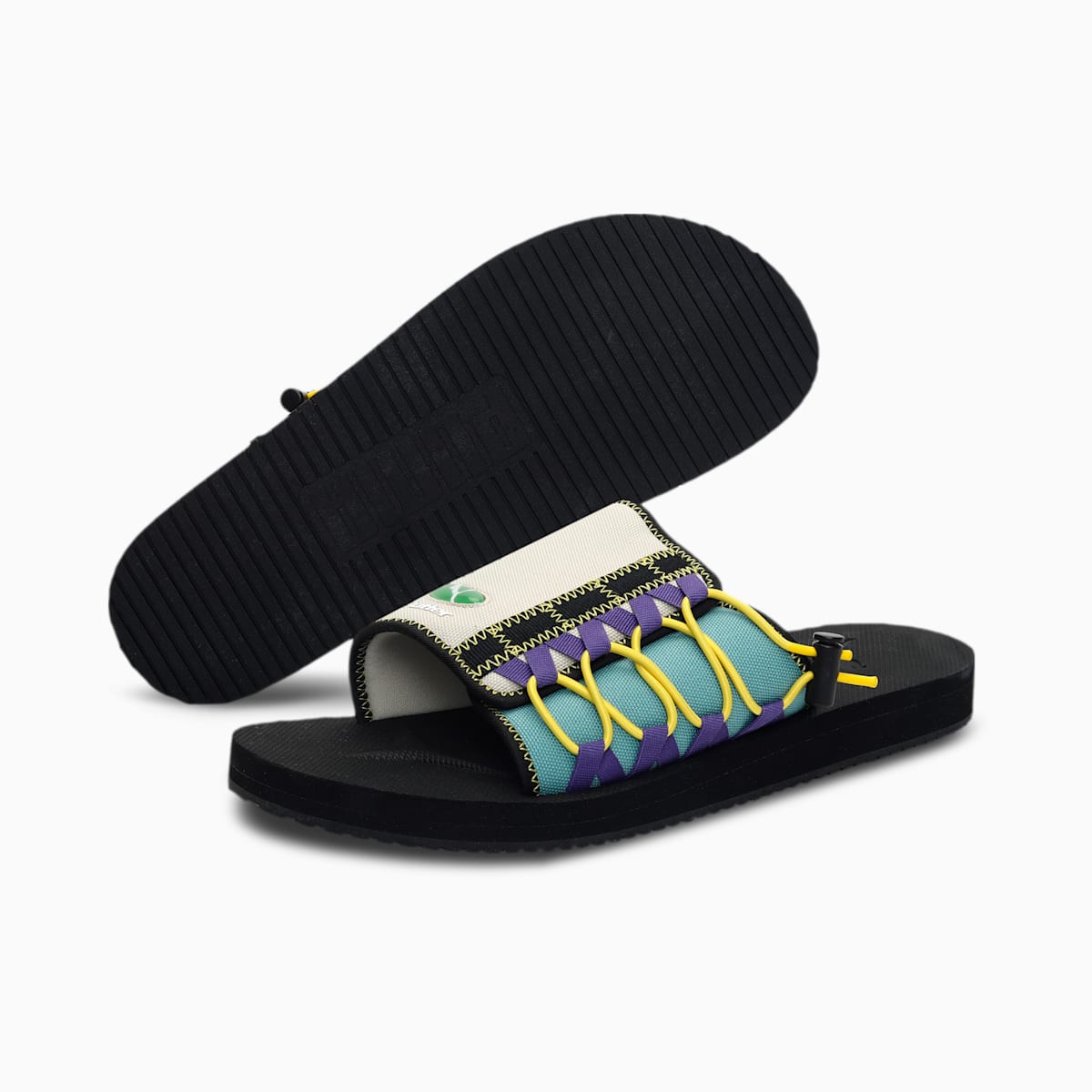 Slapky Puma PUMA x BUTTER GOODS Wilo Panske Čierne/Modre | SK687210