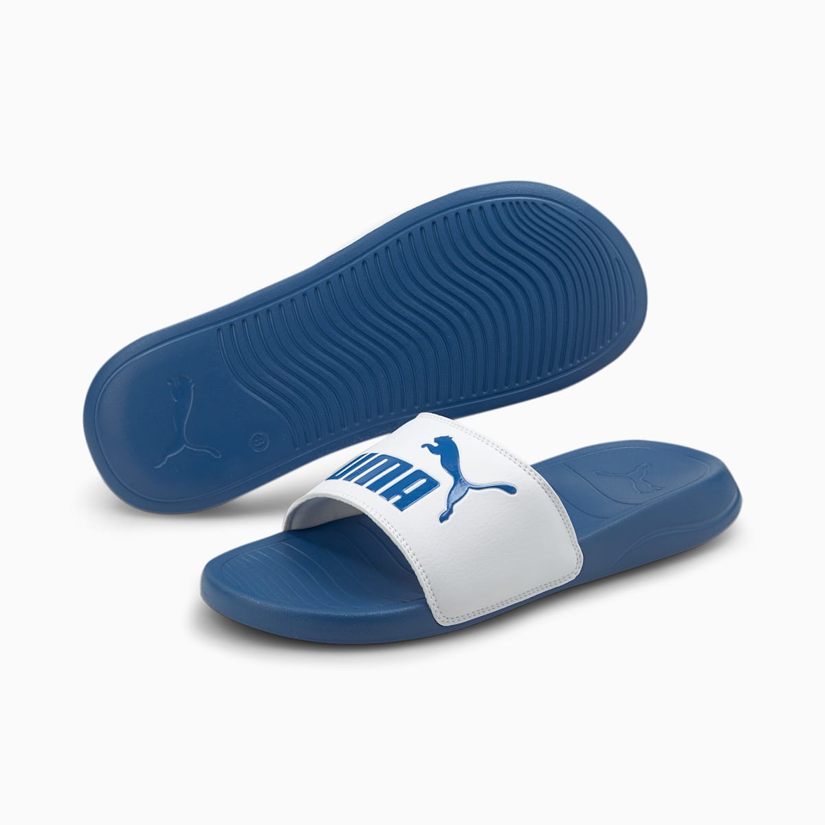 Slapky Puma Popcat 20 Damske Modre/Biele | SK954037