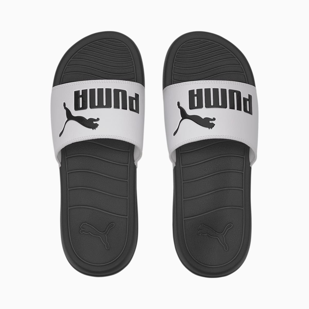 Slapky Puma Popcat 20 Panske Čierne/Biele | SK341682