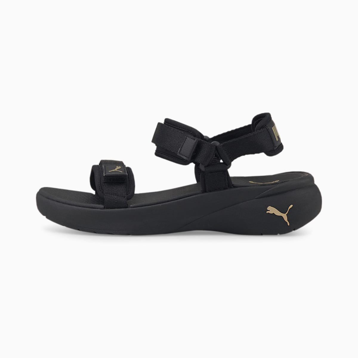 Slapky Puma Sportove Vola Damske Čierne/Zlate | SK624095