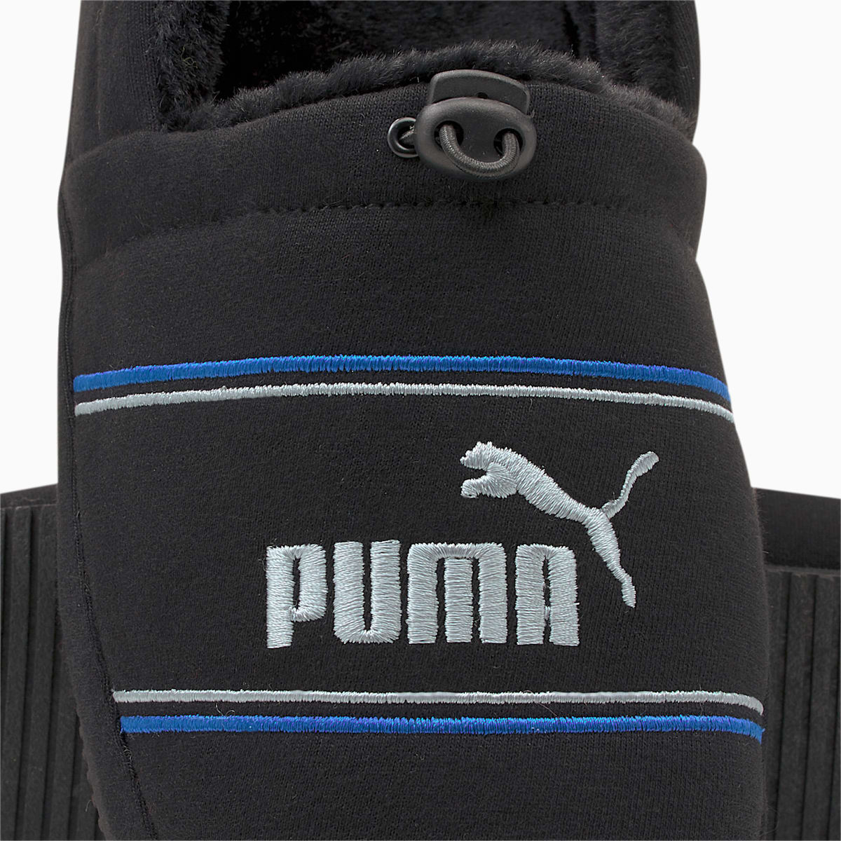 Slapky Puma Tuff Mocc Jersey Damske Čierne/Modre | SK638702