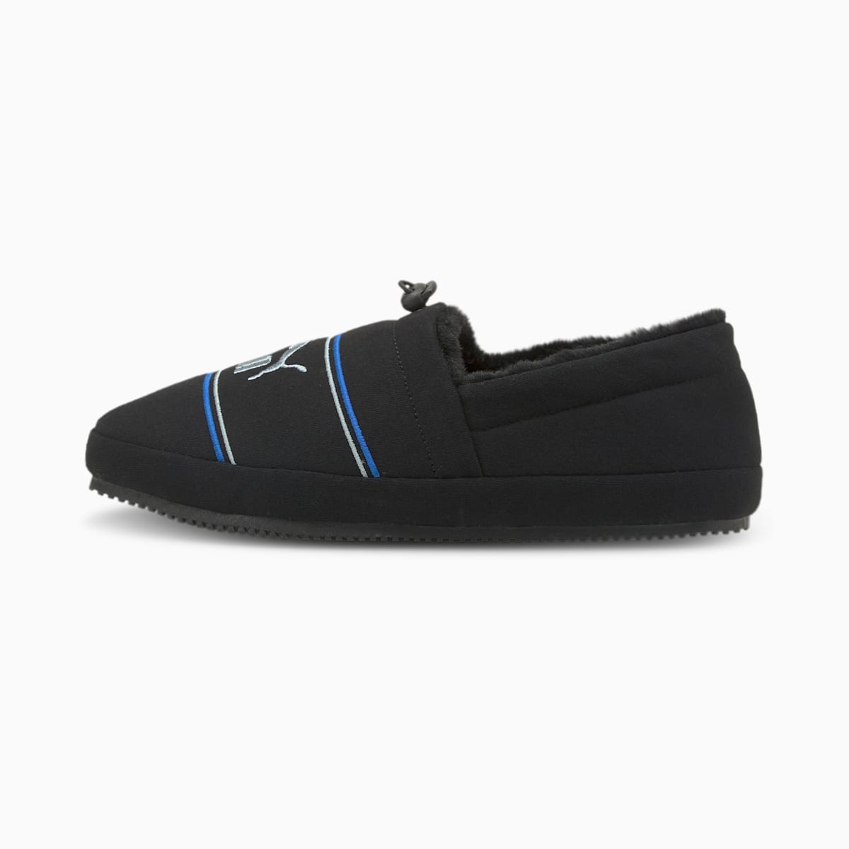 Slapky Puma Tuff Mocc Jersey Damske Čierne/Modre | SK638702