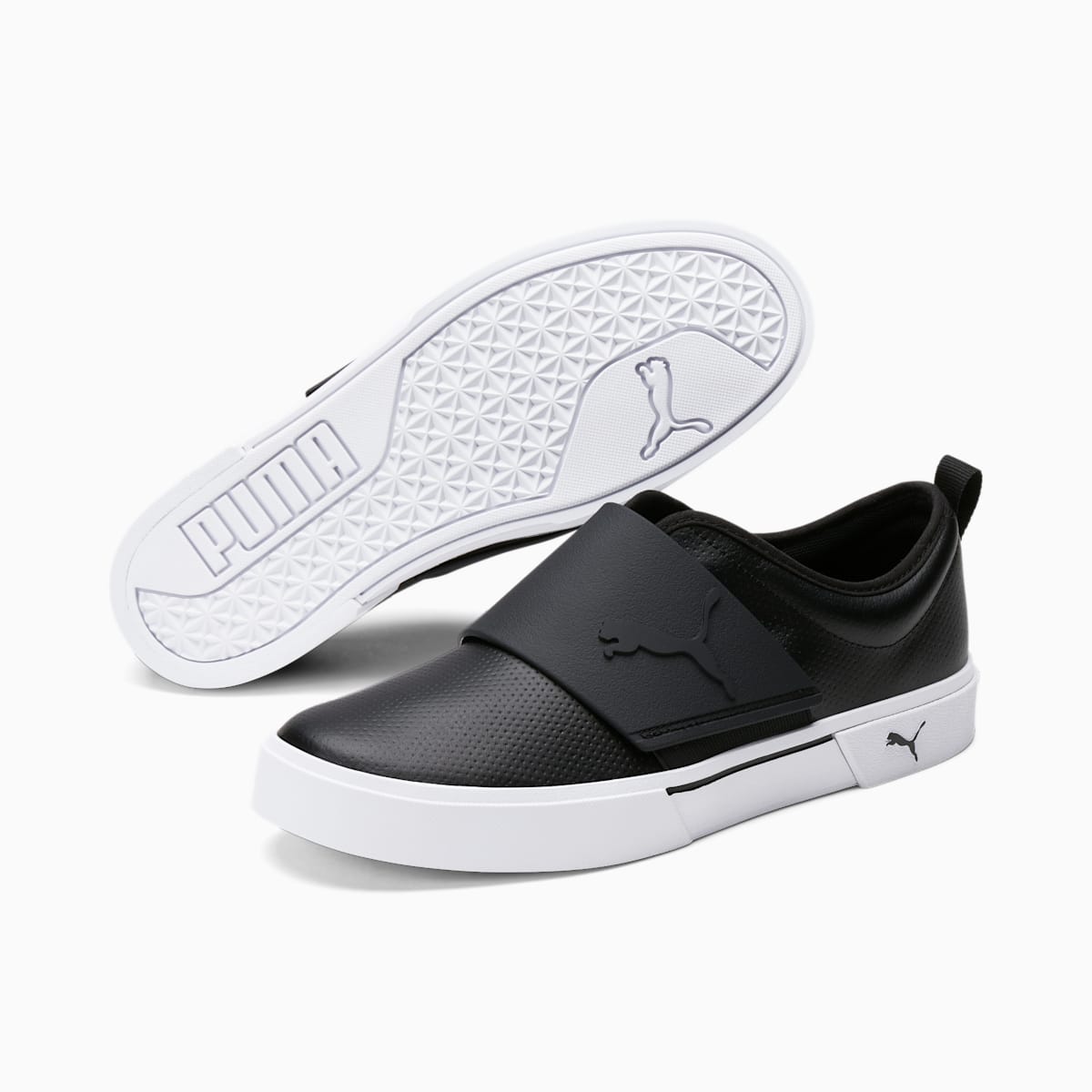 Slip On Puma El Rey II SlipOn Perf L Panske Čierne | SK387695