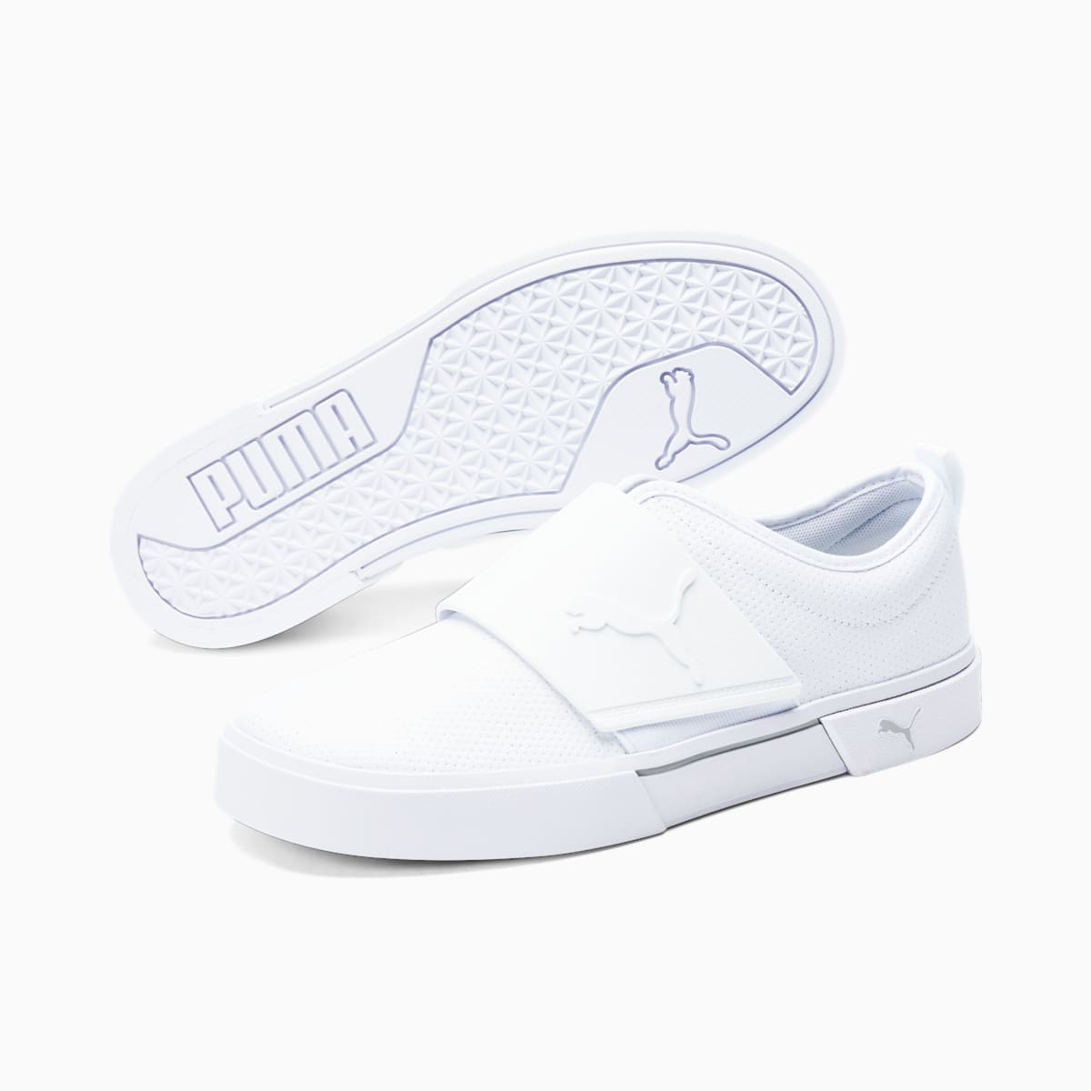 Slip On Puma El Rey II SlipOn Perf L Panske Biele | SK821569