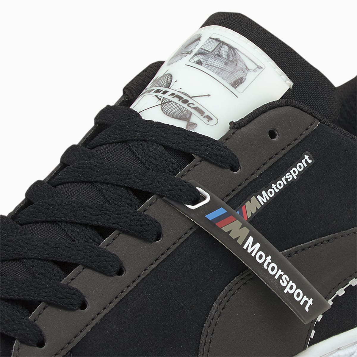 Tenisky Puma BMW MMS Suede XXI Panske Čierne/Biele | SK921738
