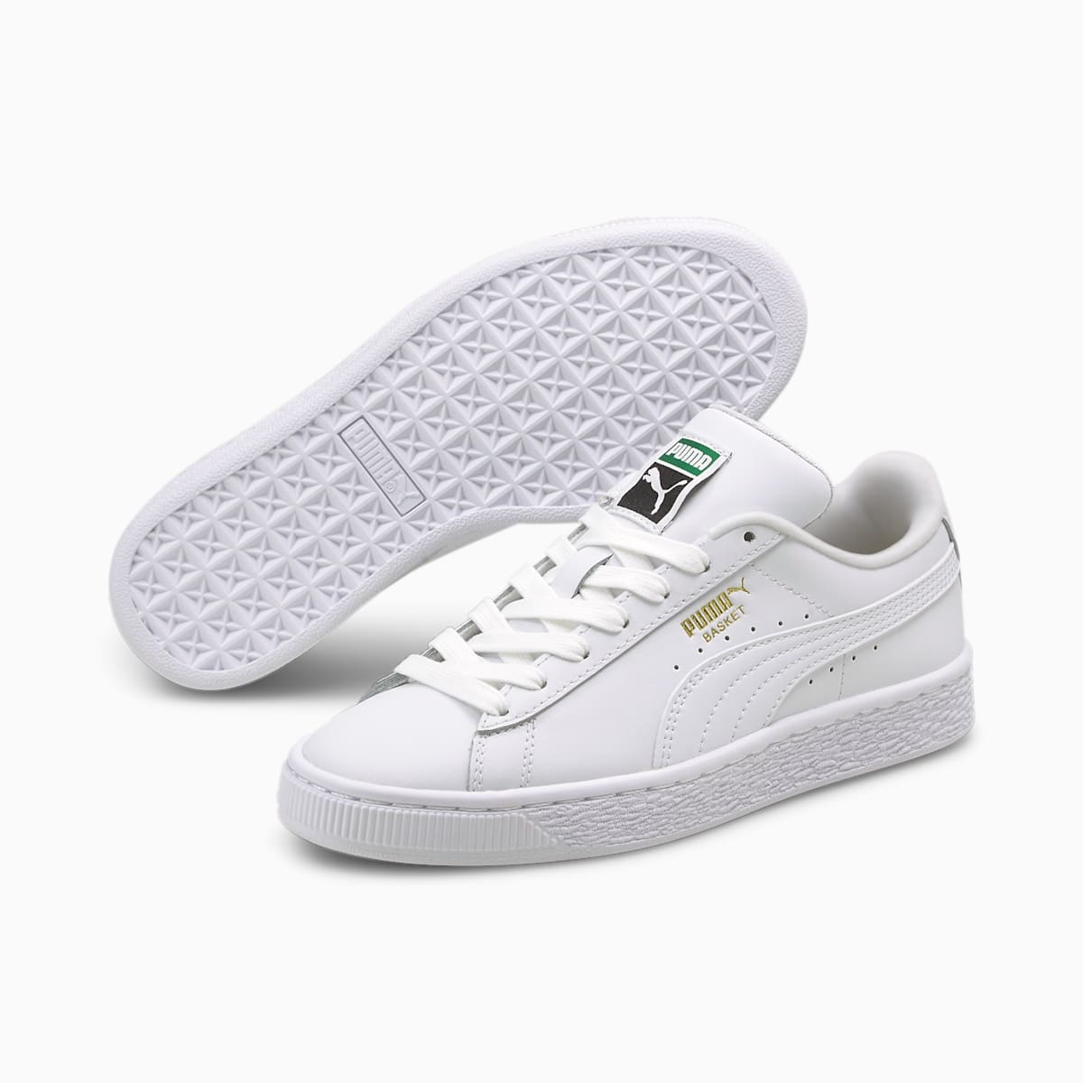 Tenisky Puma Basket Classic XXI JR Chlapcenske Biele | SK045379