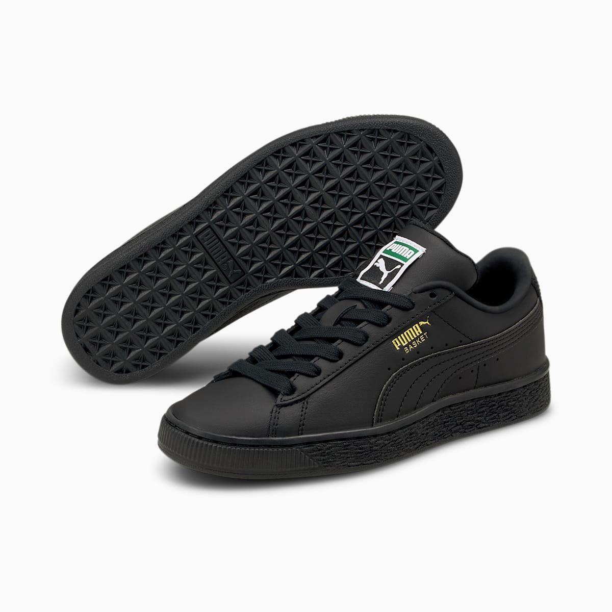 Tenisky Puma Basket Classic XXI JR Chlapcenske Čierne | SK576041