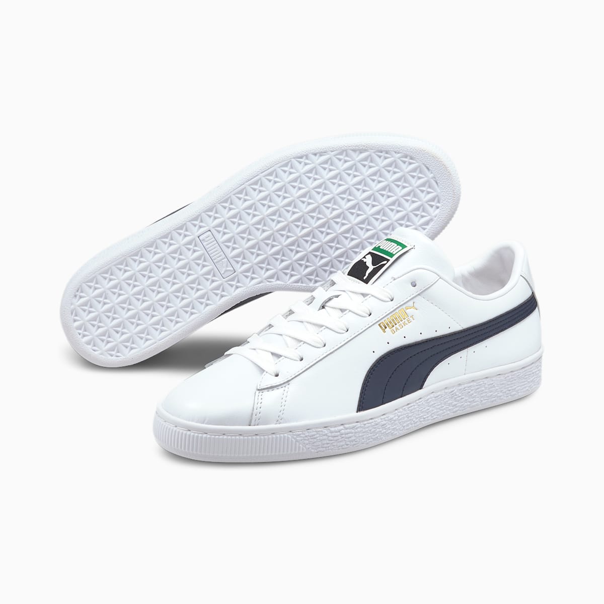Tenisky Puma Basket Classic XXI Panske Biele/Námornícka Modrá | SK316840