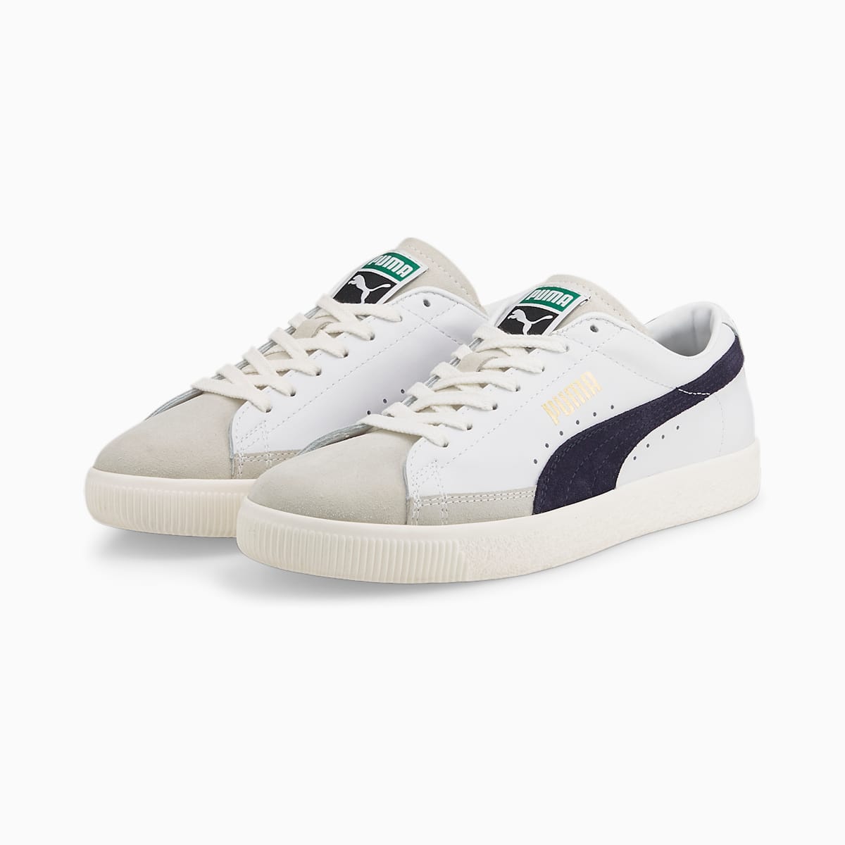 Tenisky Puma Basket VTG Damske Biele/Námornícka Modrá | SK970853