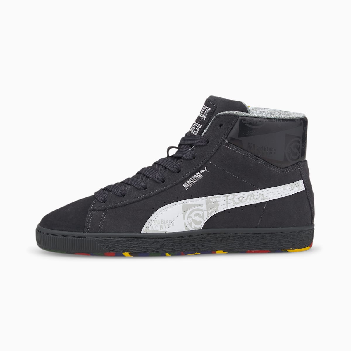 Tenisky Puma Black Fives Suede Panske Čierne/Biele | SK614985