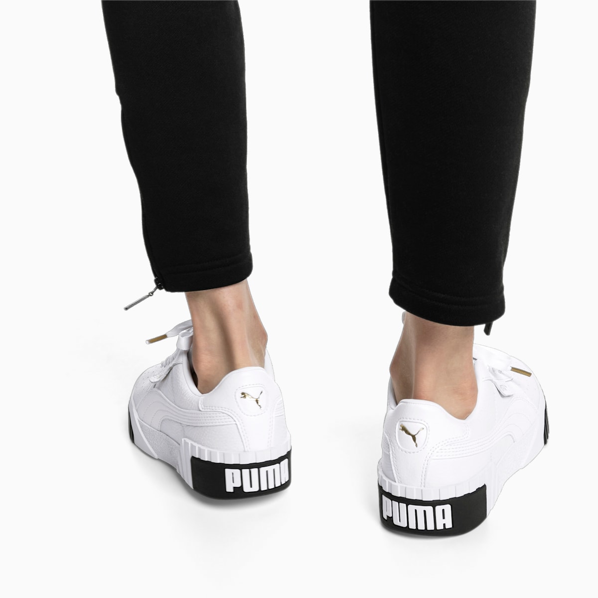 Tenisky Puma Cali Damske Biele/Čierne | SK398016
