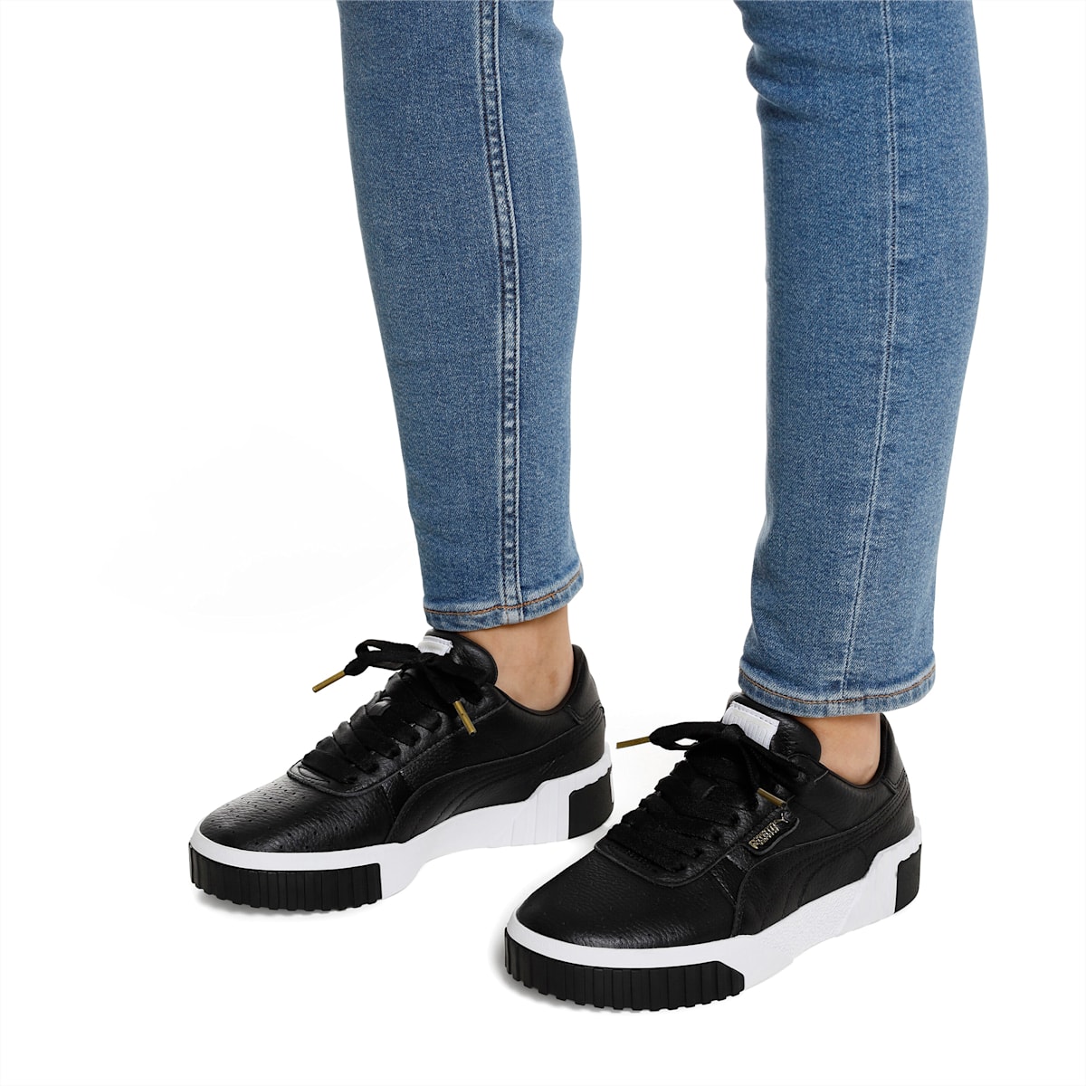 Tenisky Puma Cali Damske Čierne/Biele | SK847592