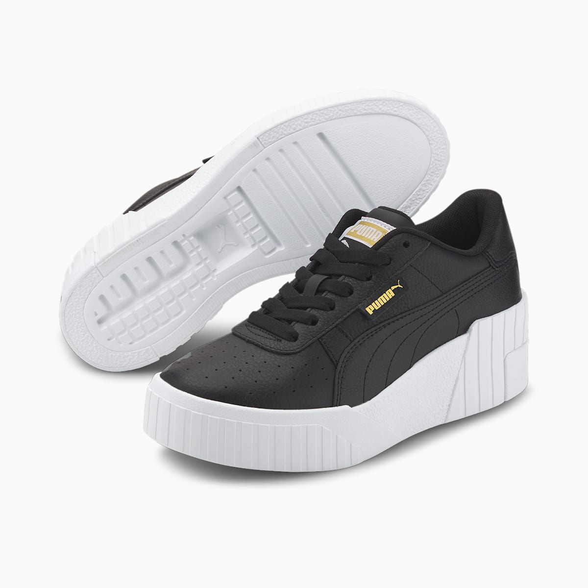 Tenisky Puma Cali Wedge Damske Čierne/Biele | SK875461