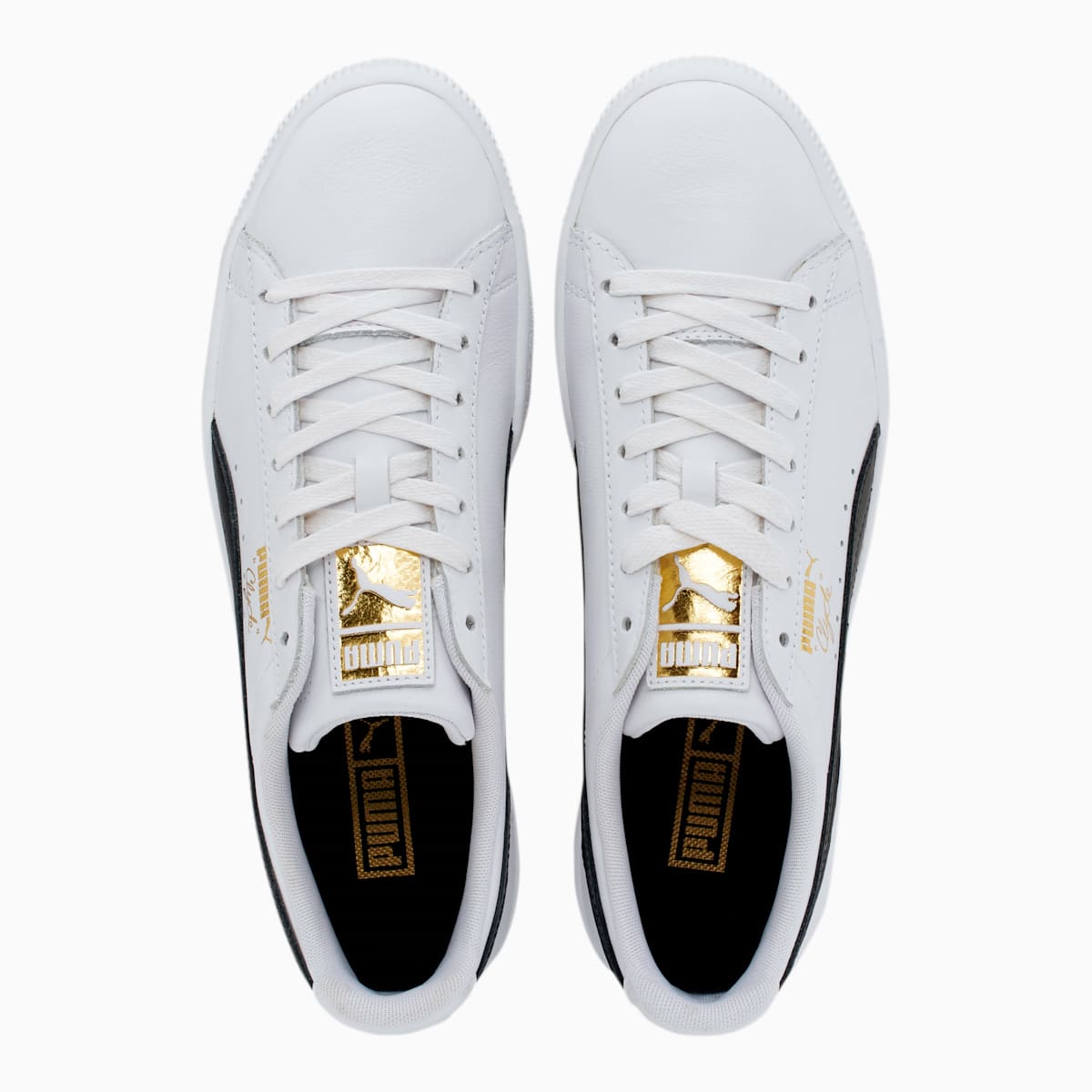 Tenisky Puma Clyde Core Foil Panske Biele/Čierne/Zlate | SK051734