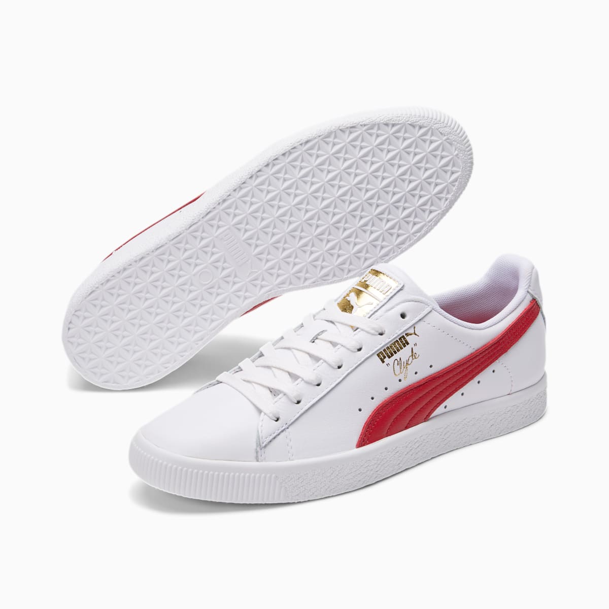Tenisky Puma Clyde Core Foil Panske Biele/Ruzove/Zlate | SK294761