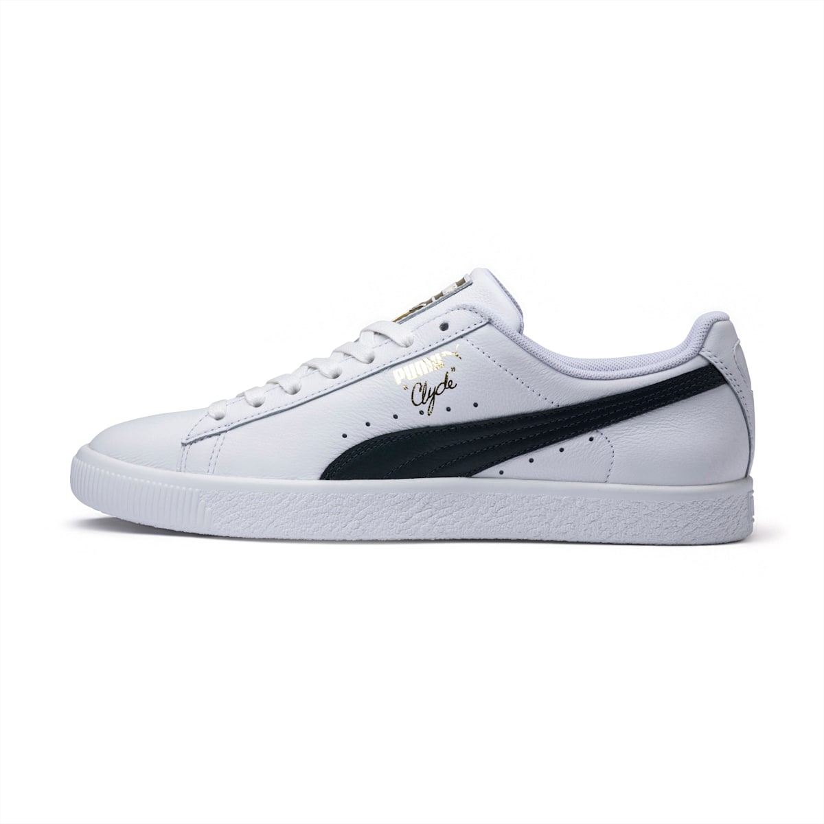 Tenisky Puma Clyde Core Foil Panske Biele/Námornícka Modrá/Zlate | SK915684