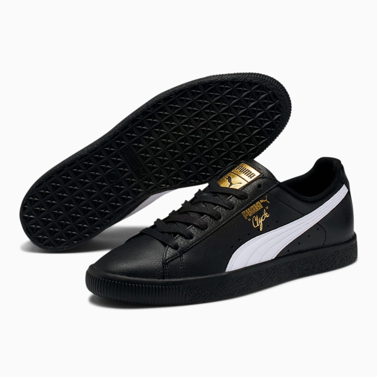 Tenisky Puma Clyde Core Foil Panske Čierne/Biele/Zlate | SK185640