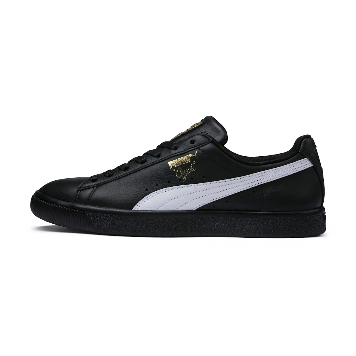 Tenisky Puma Clyde Core Foil Panske Čierne/Biele/Zlate | SK185640
