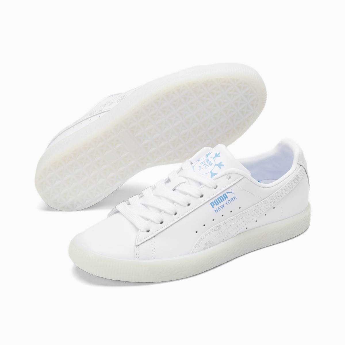 Tenisky Puma Clyde Flagship Damske Biele/Strieborne | SK732658
