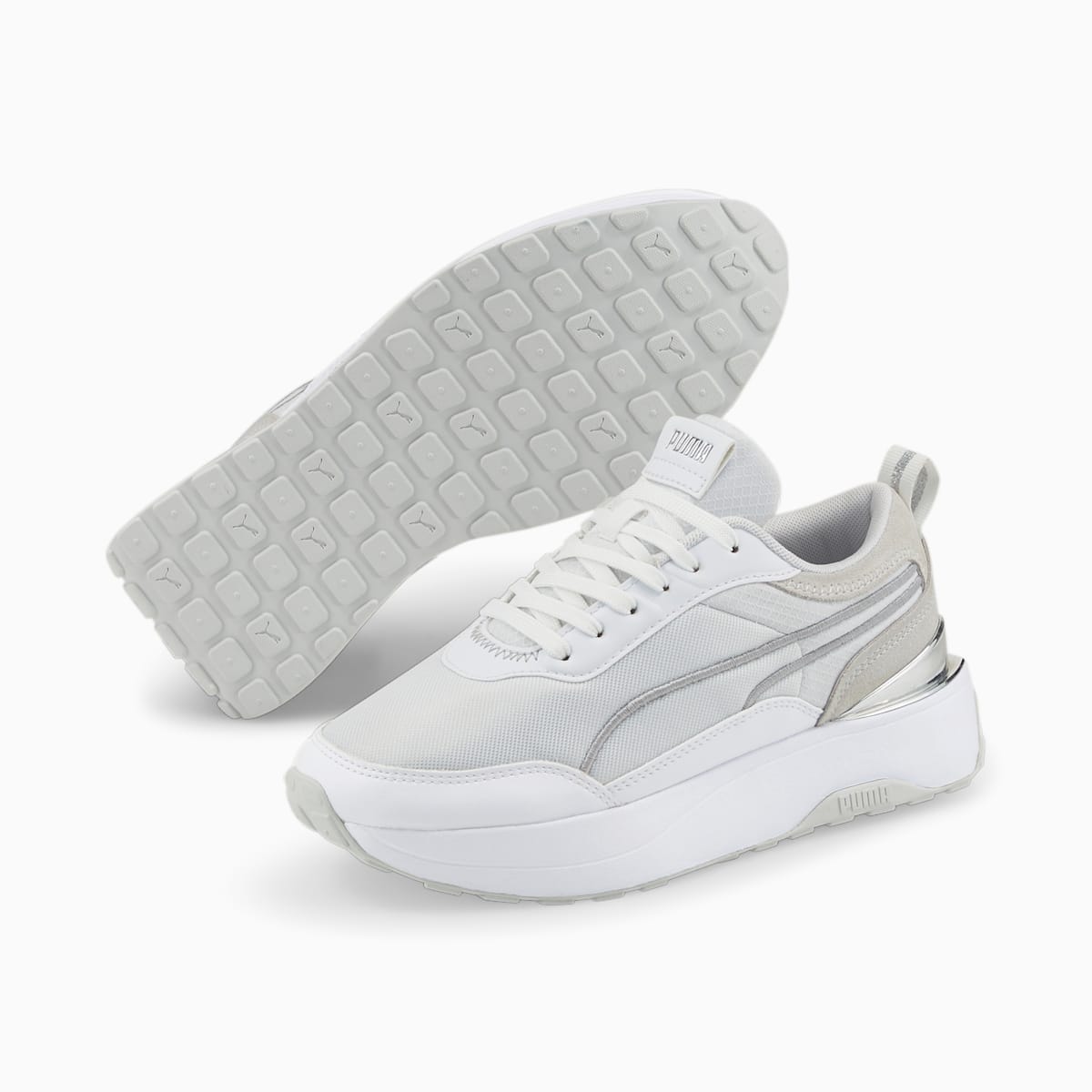Tenisky Puma Cruise Rider Metallic Damske Biele/Strieborne | SK078495
