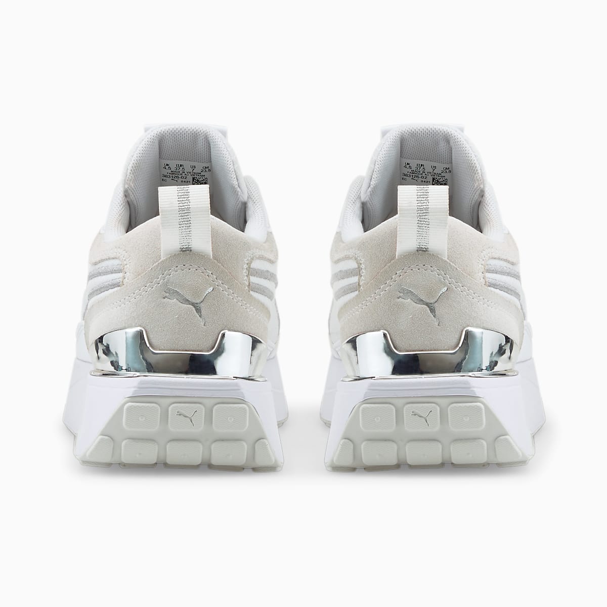 Tenisky Puma Cruise Rider Metallic Damske Biele/Strieborne | SK078495