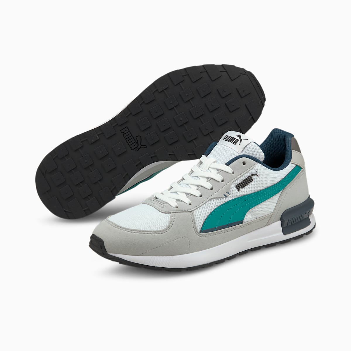 Tenisky Puma Graviton Panske Biele/Siva Nachový/Siva/Čierne | SK843719