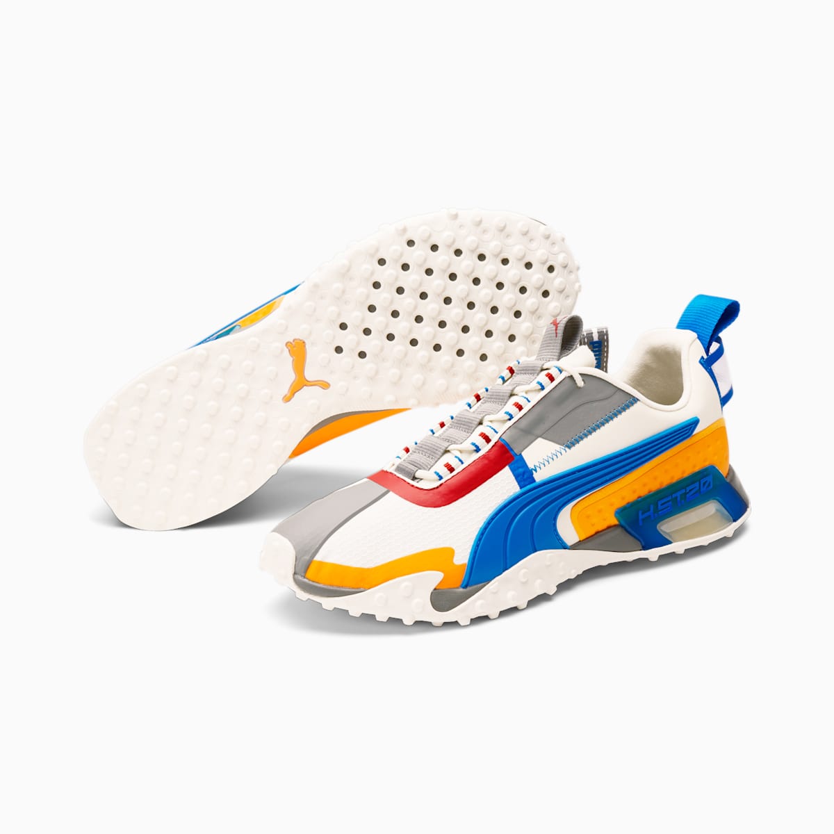 Tenisky Puma H.ST.20 KIT 2 Panske Biele/Modre/Oranžové | SK872654