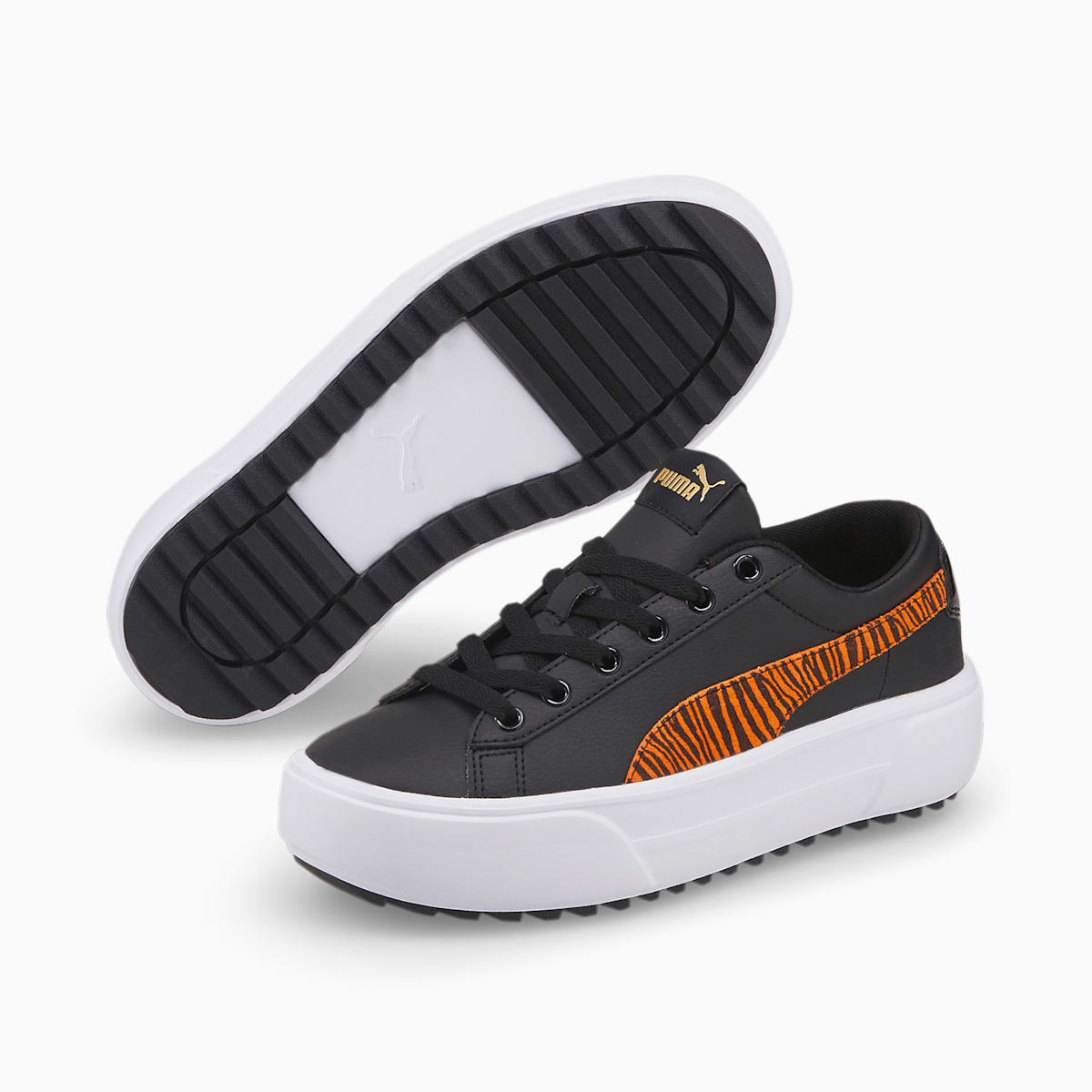 Tenisky Puma Kaia Platform Tiger Damske Čierne/Oranžové | SK543169