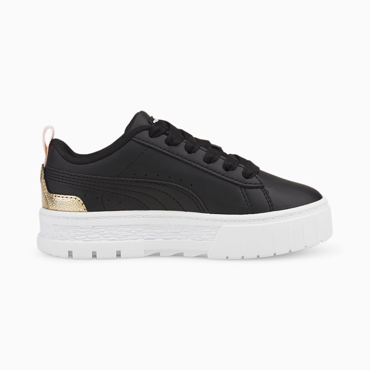 Tenisky Puma Mayze Shiny Dievcenske Čierne/Zlate | SK261539